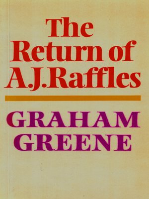 cover image of The Return of A. J. Raffles